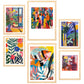 Matisse tonos amarillo, rojo. Colores vibrantes