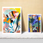 Matisse tonos amarillo, rojo. Colores vibrantes