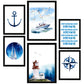 Composición azul marino