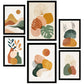 Nacnic 6 Laminas Decorativas Pared. Posters Abstractos. Cuadros Decoracion Salon Modernos. Decoracion Pared lienzos decorativos