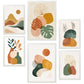 Nacnic 6 Laminas Decorativas Pared. Posters Abstractos. Cuadros Decoracion Salon Modernos. Decoracion Pared lienzos decorativos