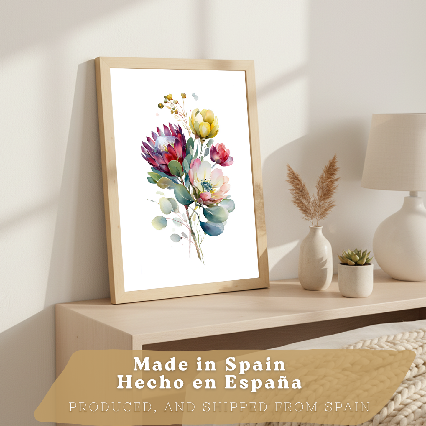Nacnic Set De 3 Cuadros De Arte Botanico. Laminas Decorativas Pared Floral. Poster Modernas. Cuadros Flores. Laminas Decorativas Pared Para Salón Y Dormitorio