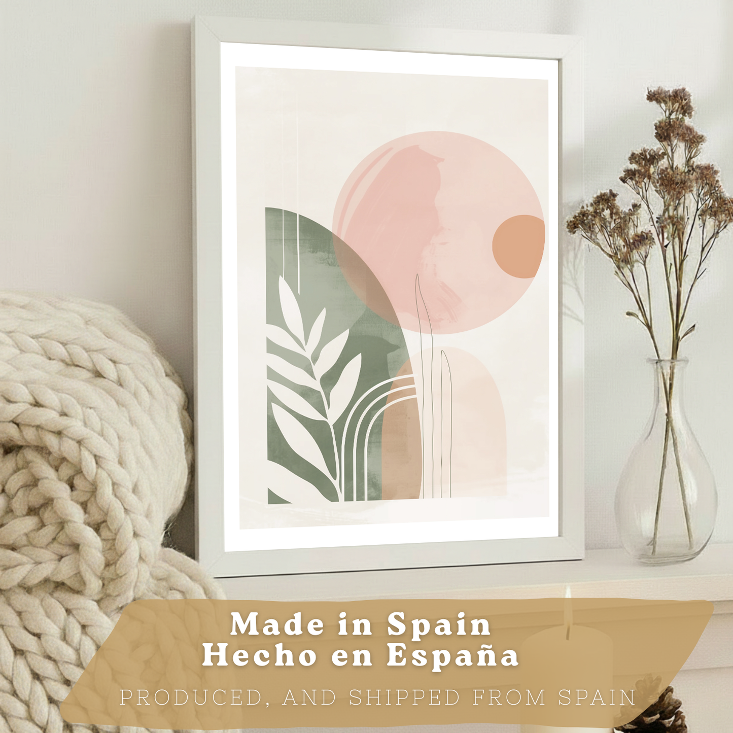 Nacnic Set De 3 Laminas Decorativas Pared Plantas Verde Rosa Para Cuadros Decoracion Salon Modernos Posters Para Pared Cuadros Decorativos Pared Motivos Florales