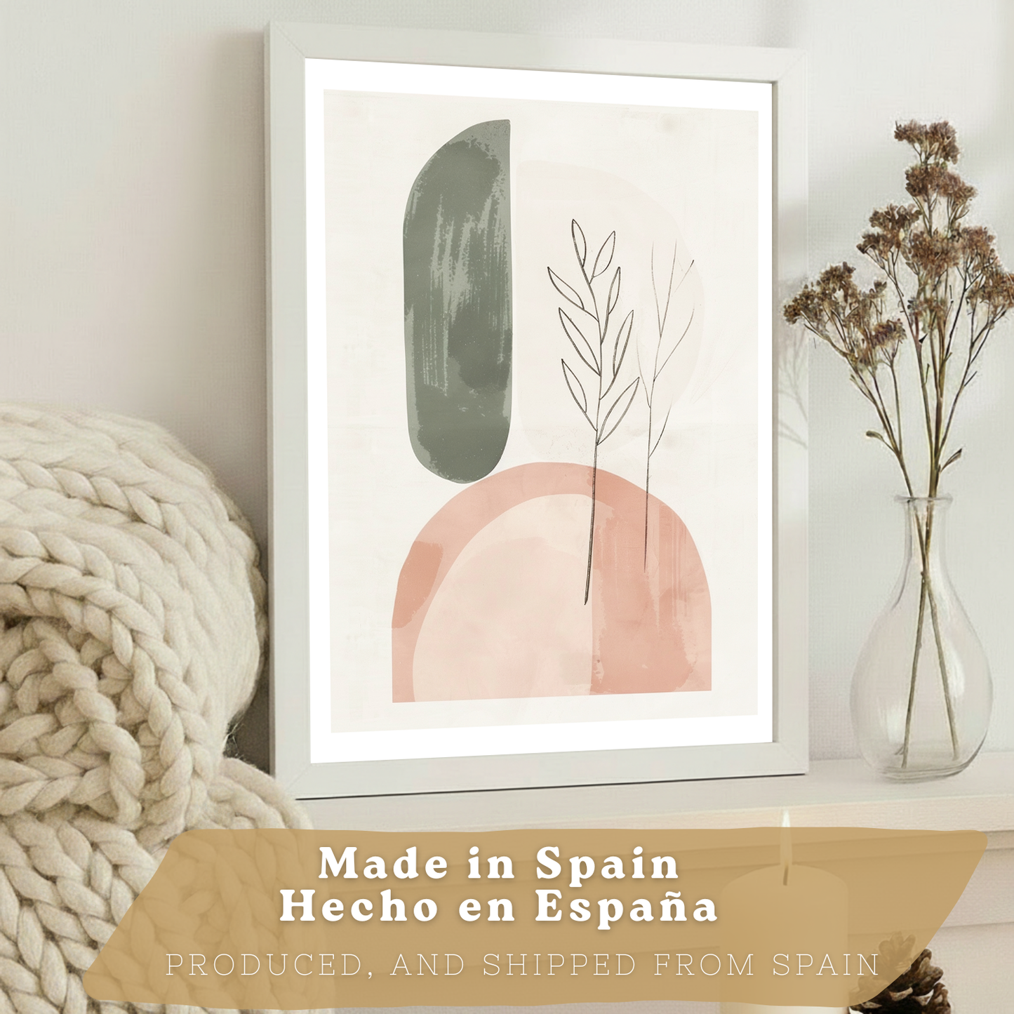 Nacnic Set De 3 Laminas Decorativas Pared Plantas Verde Rosa Para Cuadros Decoracion Salon Modernos Posters Para Pared Cuadros Decorativos Pared Motivos Florales