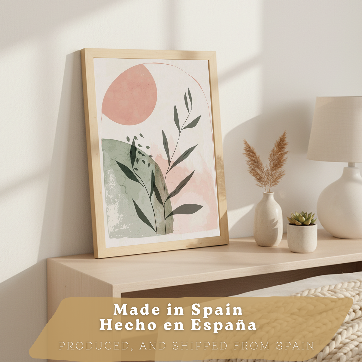 Nacnic Set De 3 Laminas Decorativas Pared Plantas Verde Rosa Pastel Para Cuadros Decoracion Salon Modernos Posters Para Pared Cuadros Decorativos Pared Motivos Florales