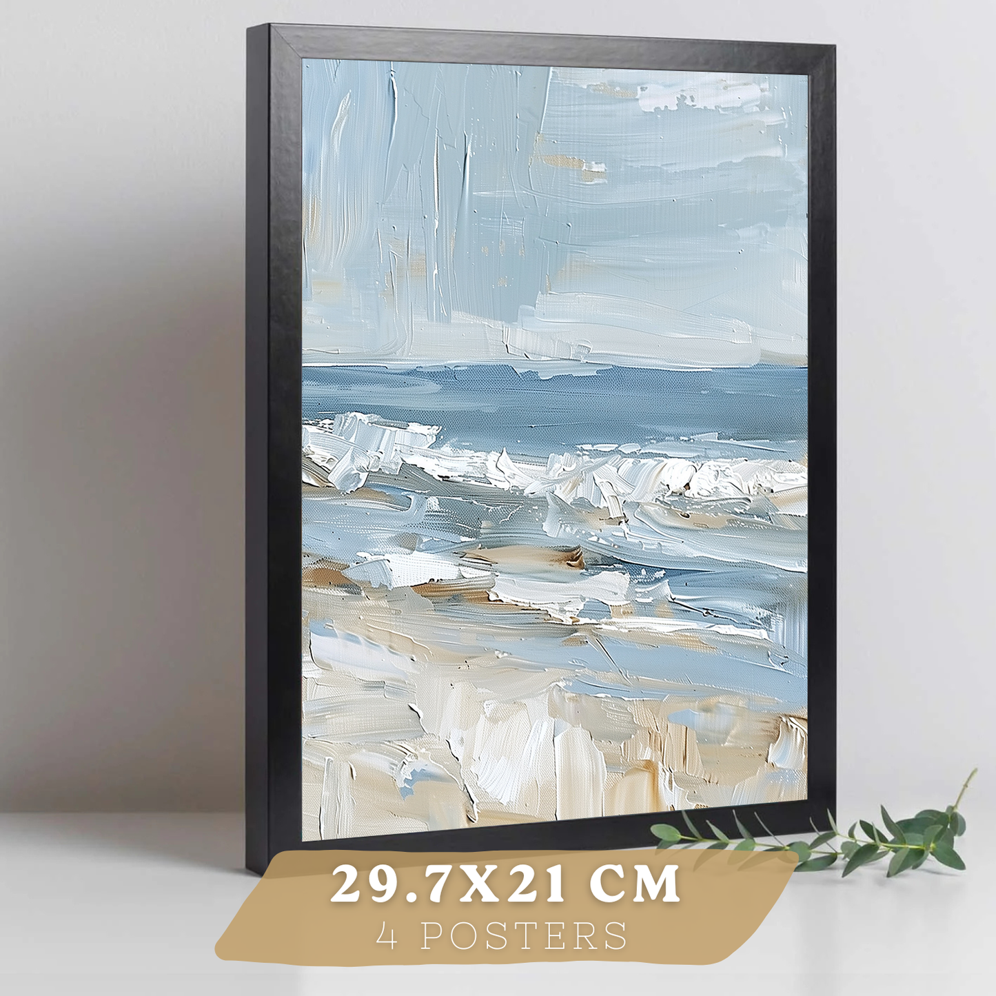 Nacnic Juego De 3 Cuadros De Playa, Mar, Costa Azul, Faro, Barca. Decoracion De Pared De Arte. Dia De Mar. Laminas Decorativas Pared Baño, Cocina,Salón Y Dormitorio