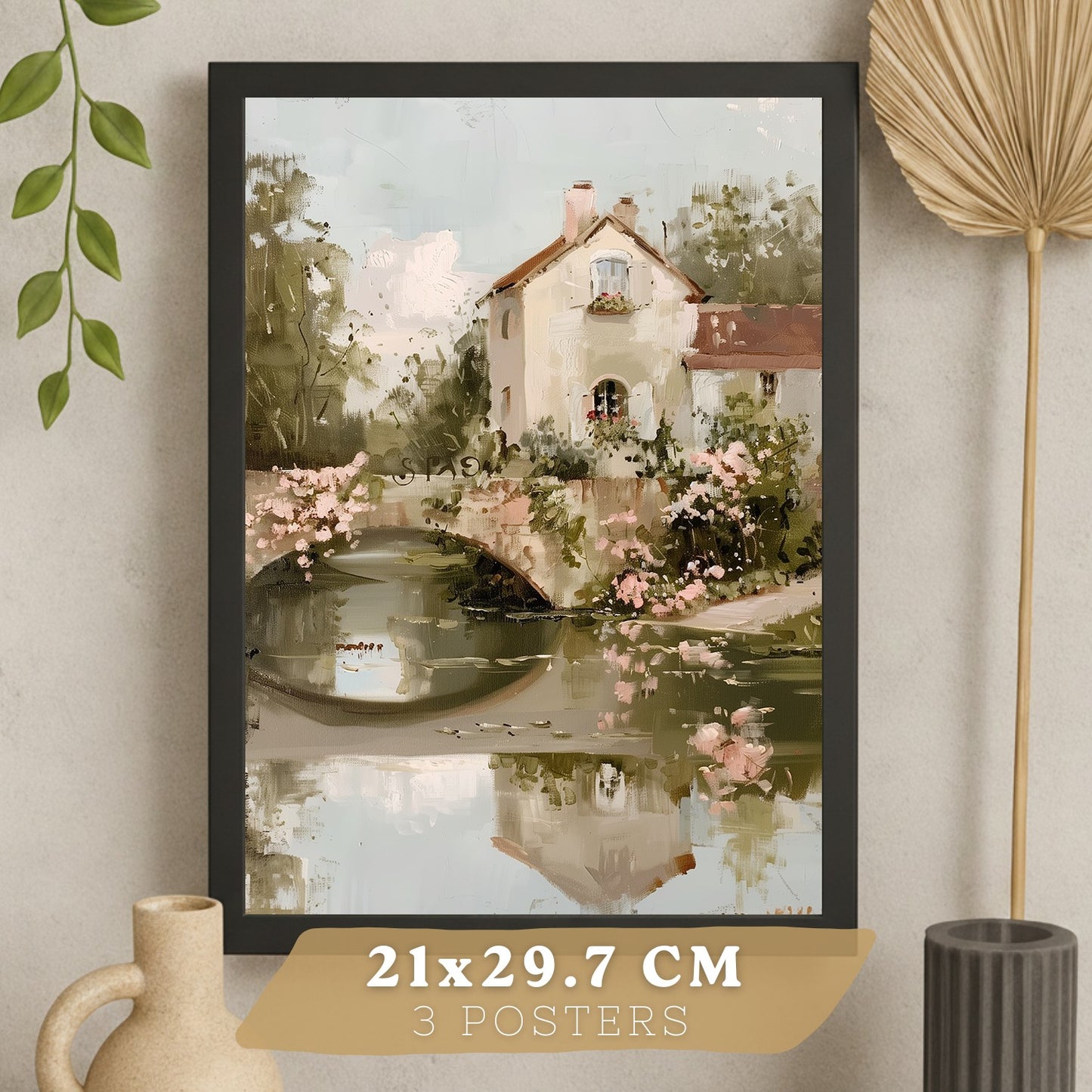 Set de 3 laminas decorativas pared Pintura Oleo Salon modernos Posters, cuadros decorativos Impresionistas. Matisse Decoración Dormitorios Sala de estar