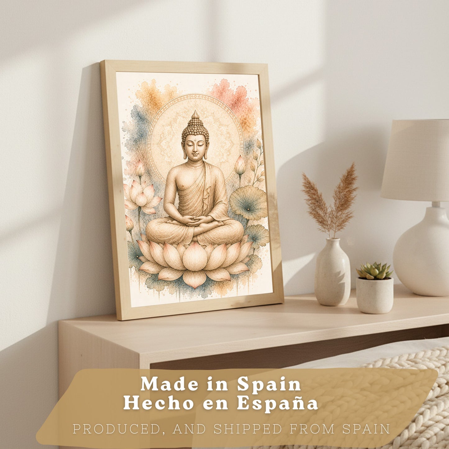 Posters Espirituales con Buda, Ganesha y Arte del Árbol de la Vida