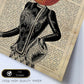 Poster de verduras humanas. Lámina Miss Manzana. Cuadros de humanos con cabezas de verdura.-Artwork-Nacnic-Nacnic Estudio SL