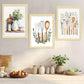 Set de 3 Cuadros Utensilios y herramientas de Cocina Póster en Acuarela con Ilustración impresa para decorar las paredes de la Cocina, Despensa, Comedor, Restaurante