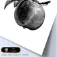 Poster de Melocotón. Láminas de frutas y verduras.-Artwork-Nacnic-Nacnic Estudio SL
