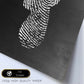 Lámina blanco y negro Ciervo deer en Poster con fondo negro estilo pizarra. Papel 250 gr y tintas de alta calidad.-Artwork-Nacnic-Nacnic Estudio SL