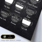 Láminas de café. Poster con diseño Café fondo negro.-Artwork-Nacnic-Nacnic Estudio SL