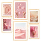 Composicion rosa pastel