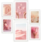 Composicion rosa pastel