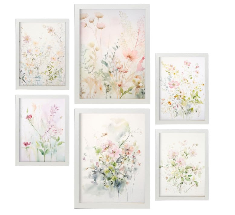 Nacnic Set de 6 Láminas Colección Floral