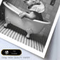 Set de 2 Cuadros Elefante en la Bañera con Simpáticos Animales en Blanco y Negro Ilustración impresa para decorar las paredes del Inodoro, Ducha, Cuarto de baño, Aseo, WC