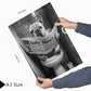 Set de 3 Cuadros Animales Leyendo Periódico En El Inodoro, Gato, Perro, Llama, Póster en Blanco y Negro con Ilustración Impresa en Estilo B/N para Decorar las Paredes del Inodoro, Baño, Lavabo, WC
