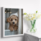 Set de 2 Cuadros Coloridos de Perro en la Ducha, Ilustración de Baño de Cachorros en Estilo Fotográfico, Lindos Animales para Decorar, Arte de Pared para Inodoro, Ducha, Baño, WC