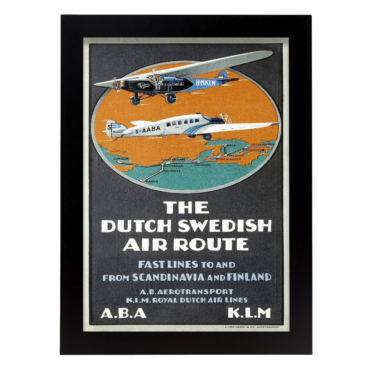 ABA_Advertisment_leaflet_about_The_Dutch_Swedish_Air_Route_by_ABA_and_KLM-Artwork-Nacnic-A4-Sin marco-Nacnic Estudio SL