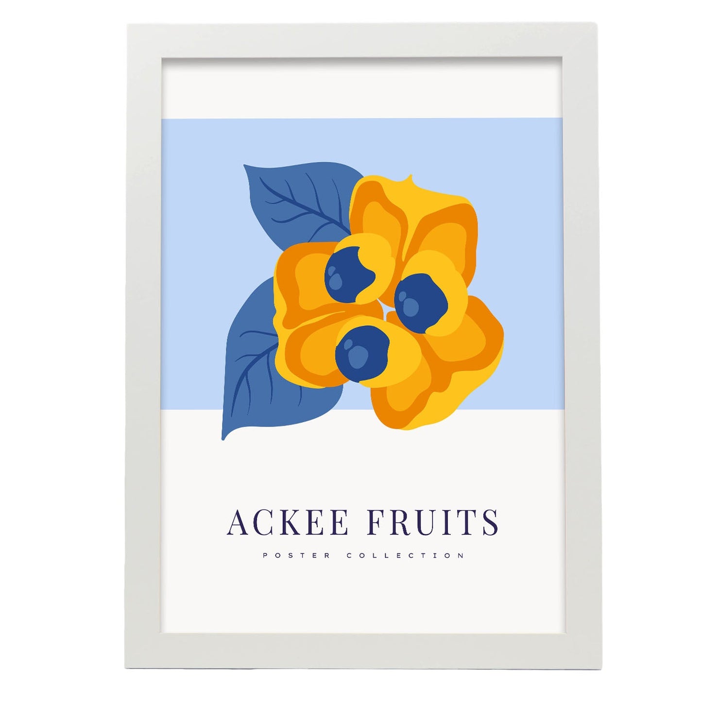 Ackee Fruits-Artwork-Nacnic-A3-Marco Blanco-Nacnic Estudio SL