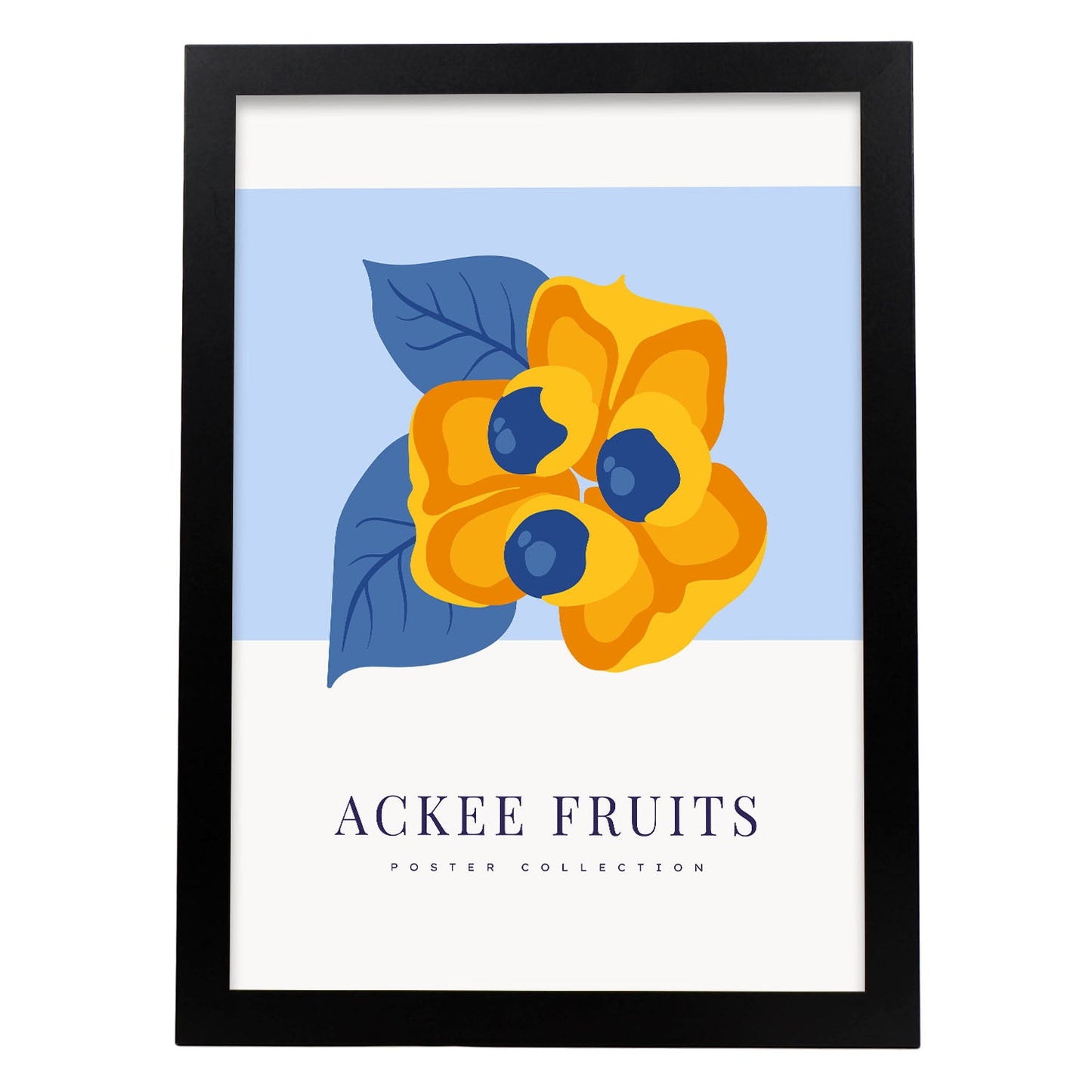 Ackee Fruits-Artwork-Nacnic-A3-Sin marco-Nacnic Estudio SL