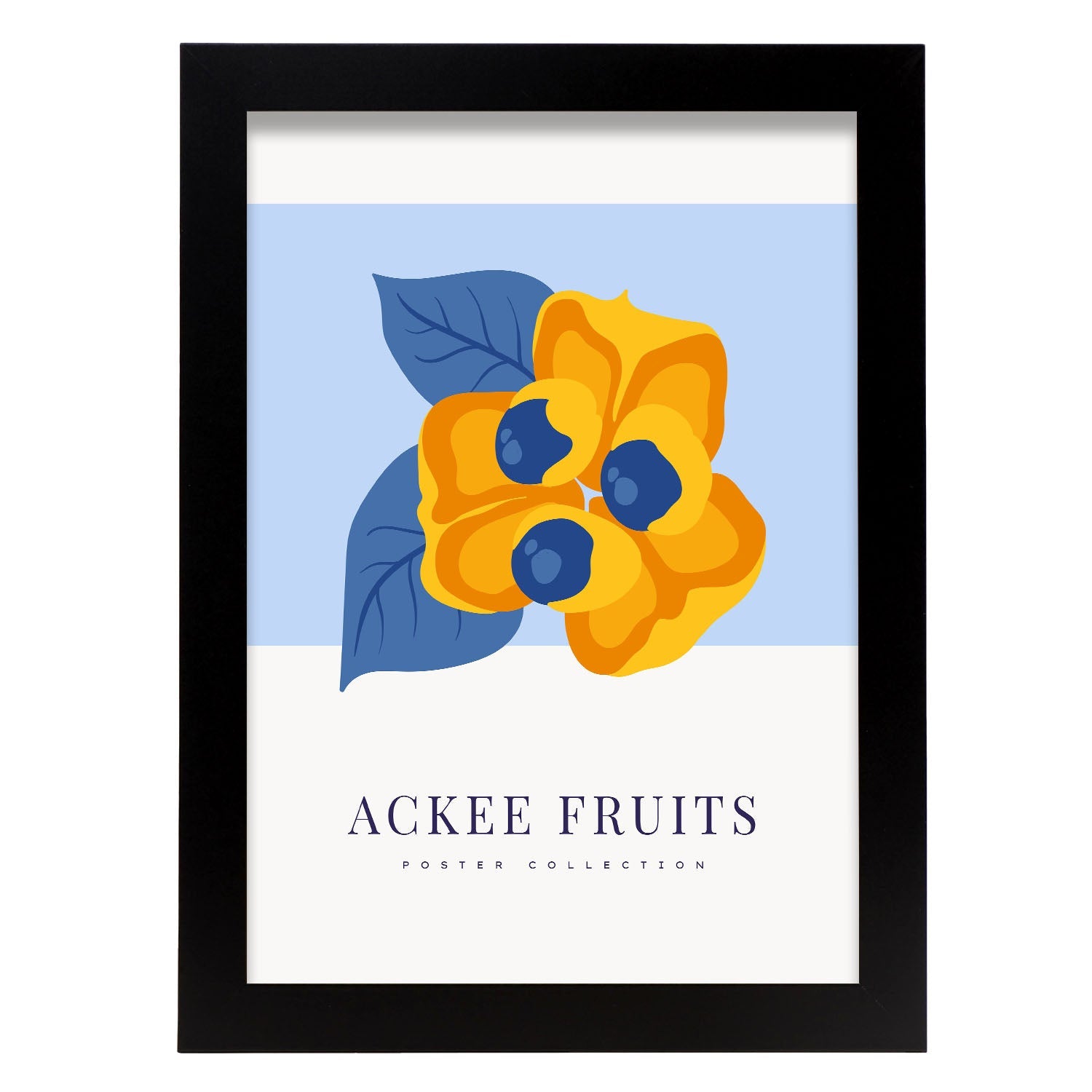 Ackee Fruits-Artwork-Nacnic-A4-Sin marco-Nacnic Estudio SL