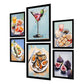 Nacnic Set de 6 Láminas de Alimento Estampados Decorativos