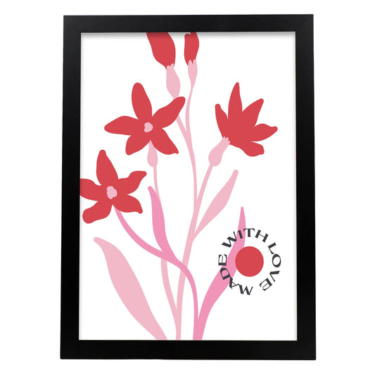 Anemone Flower-Artwork-Nacnic-A3-Sin marco-Nacnic Estudio SL