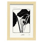 Arum Lily-Artwork-Nacnic-A4-Marco Madera clara-Nacnic Estudio SL