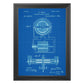 Azul - Pack de 4 Láminas con Patentes de Electricidad. Set de Posters con inventos y Patentes Antiguas-Artwork-Nacnic-Nacnic Estudio SL