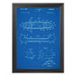 Azul - Pack de 4 Láminas con Patentes de Kayak. Set de Posters con inventos y Patentes Antiguas.-Artwork-Nacnic-Nacnic Estudio SL