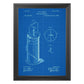 Azul - Pack de 4 Láminas con Patentes del Cuerpo DE Bomberos. Set de Posters con inventos y Patentes Antiguas.-Artwork-Nacnic-Nacnic Estudio SL