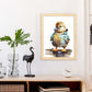 Baby Nacnic Baby en fondo blanco sonriendo con el uso de SO. Estampados de arte de pared estético para el diseño de dormitorio o sala de estar.-Artwork-Nacnic-Nacnic Estudio SL
