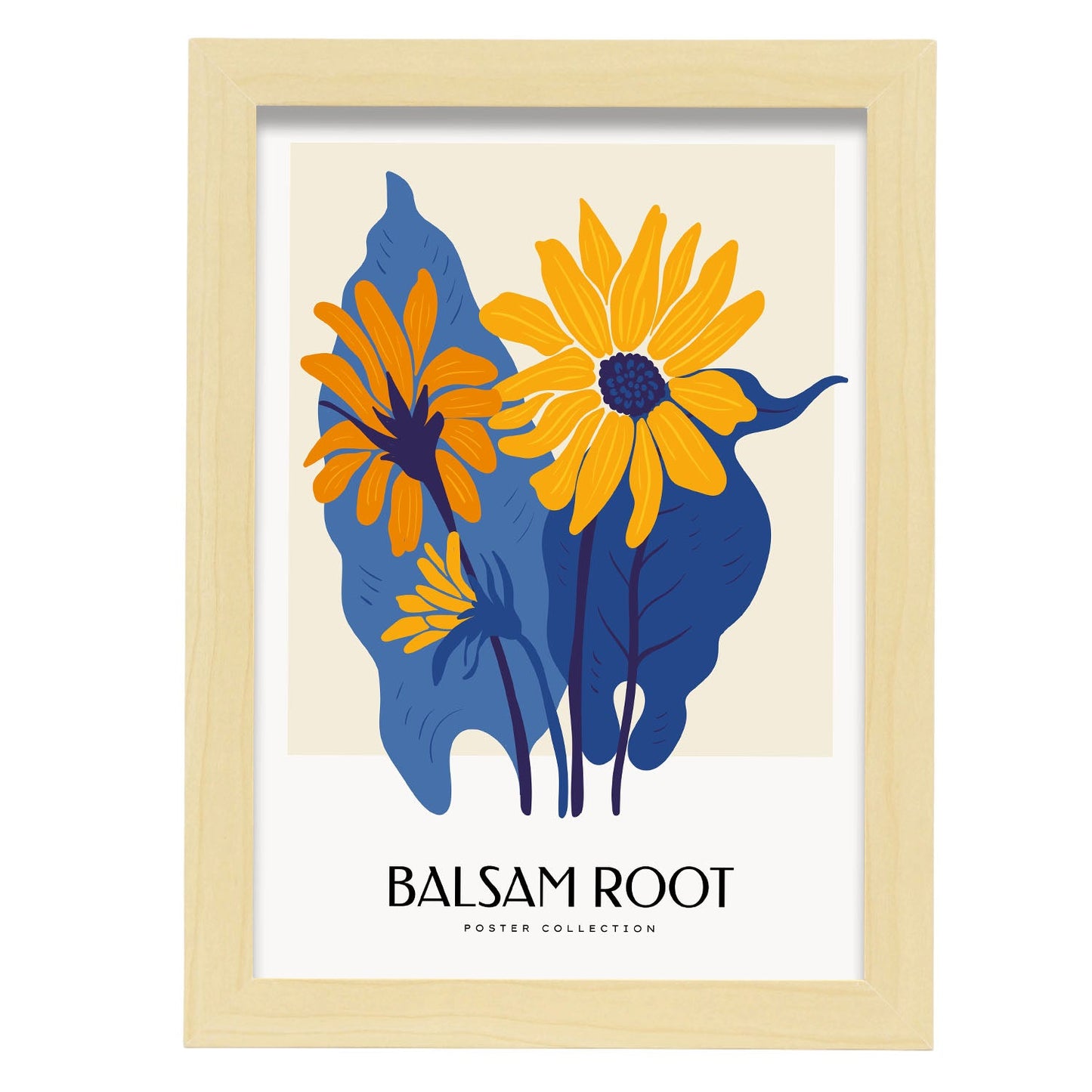 Balsam Root-Artwork-Nacnic-A4-Marco Madera clara-Nacnic Estudio SL