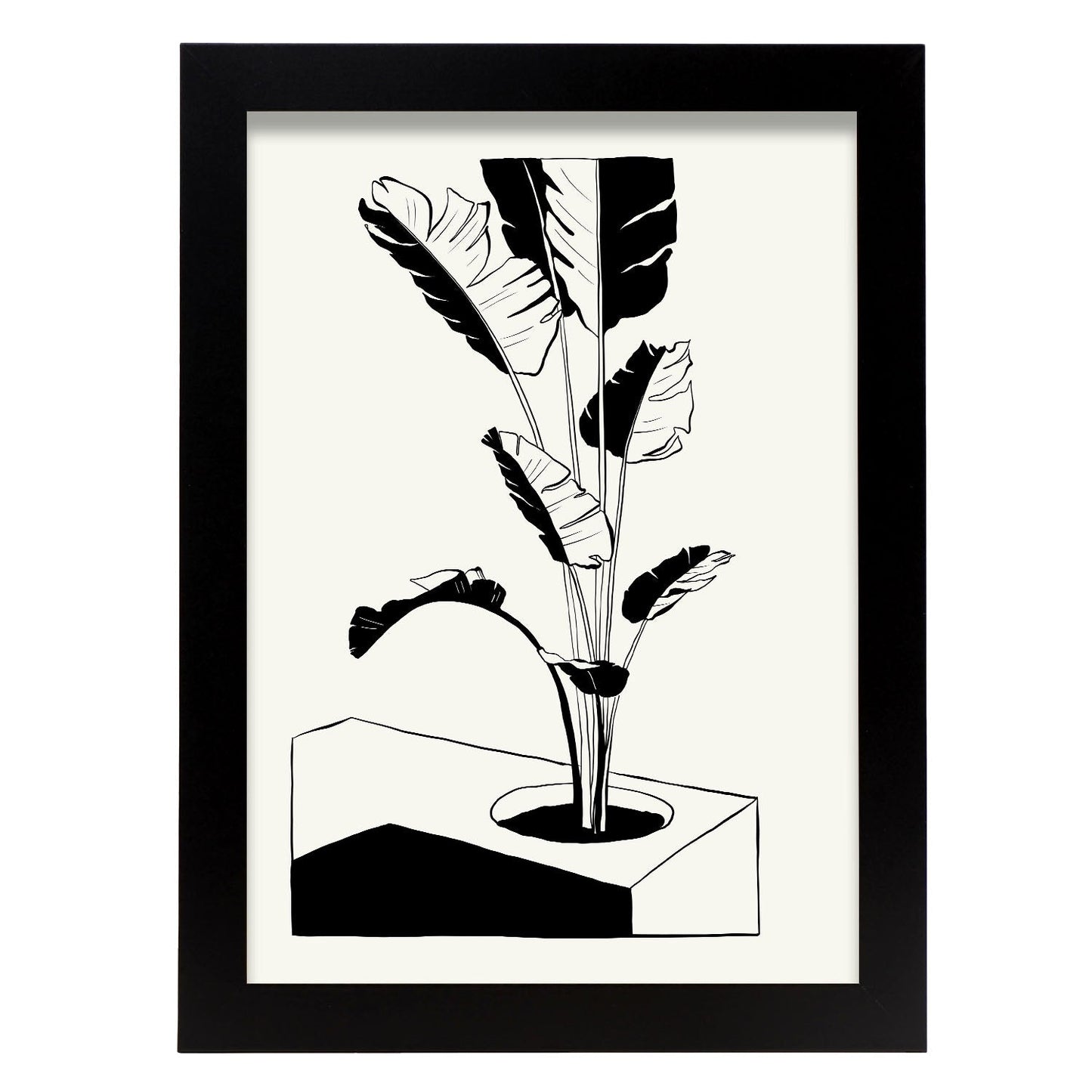 Banana Tree-Artwork-Nacnic-A4-Sin marco-Nacnic Estudio SL