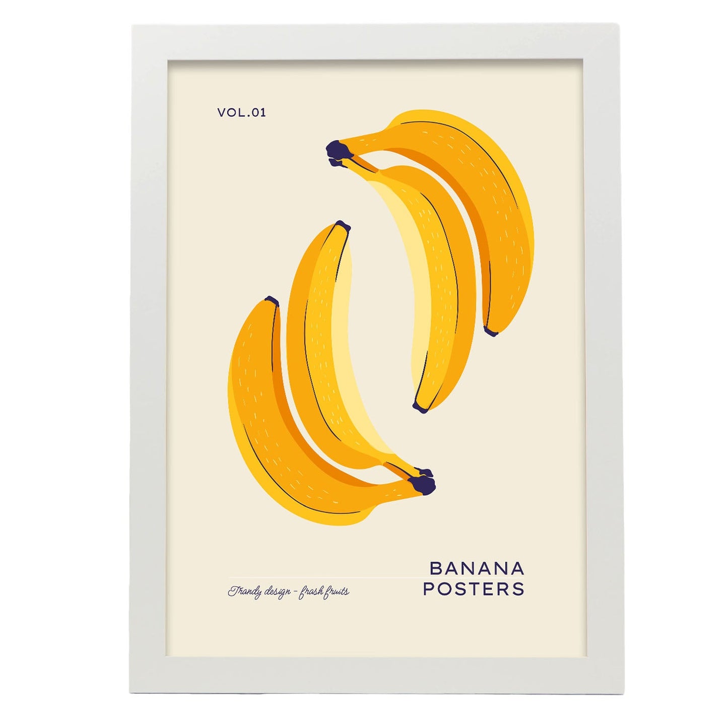 Banana Vertical Reflect-Artwork-Nacnic-A3-Marco Blanco-Nacnic Estudio SL