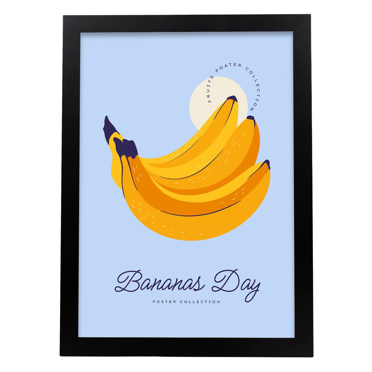 Bananas Day-Artwork-Nacnic-A3-Sin marco-Nacnic Estudio SL