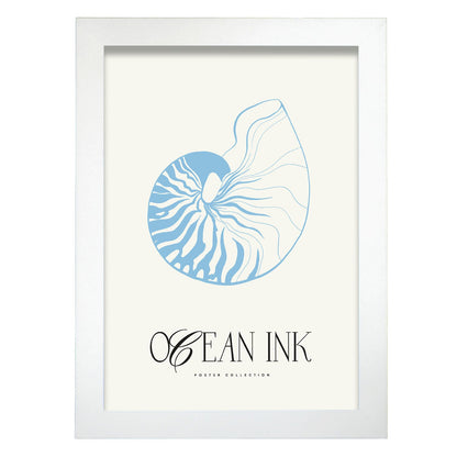 Banded Tun Shell-Artwork-Nacnic-A4-Marco Blanco-Nacnic Estudio SL