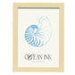 Banded Tun Shell-Artwork-Nacnic-A4-Marco Madera clara-Nacnic Estudio SL