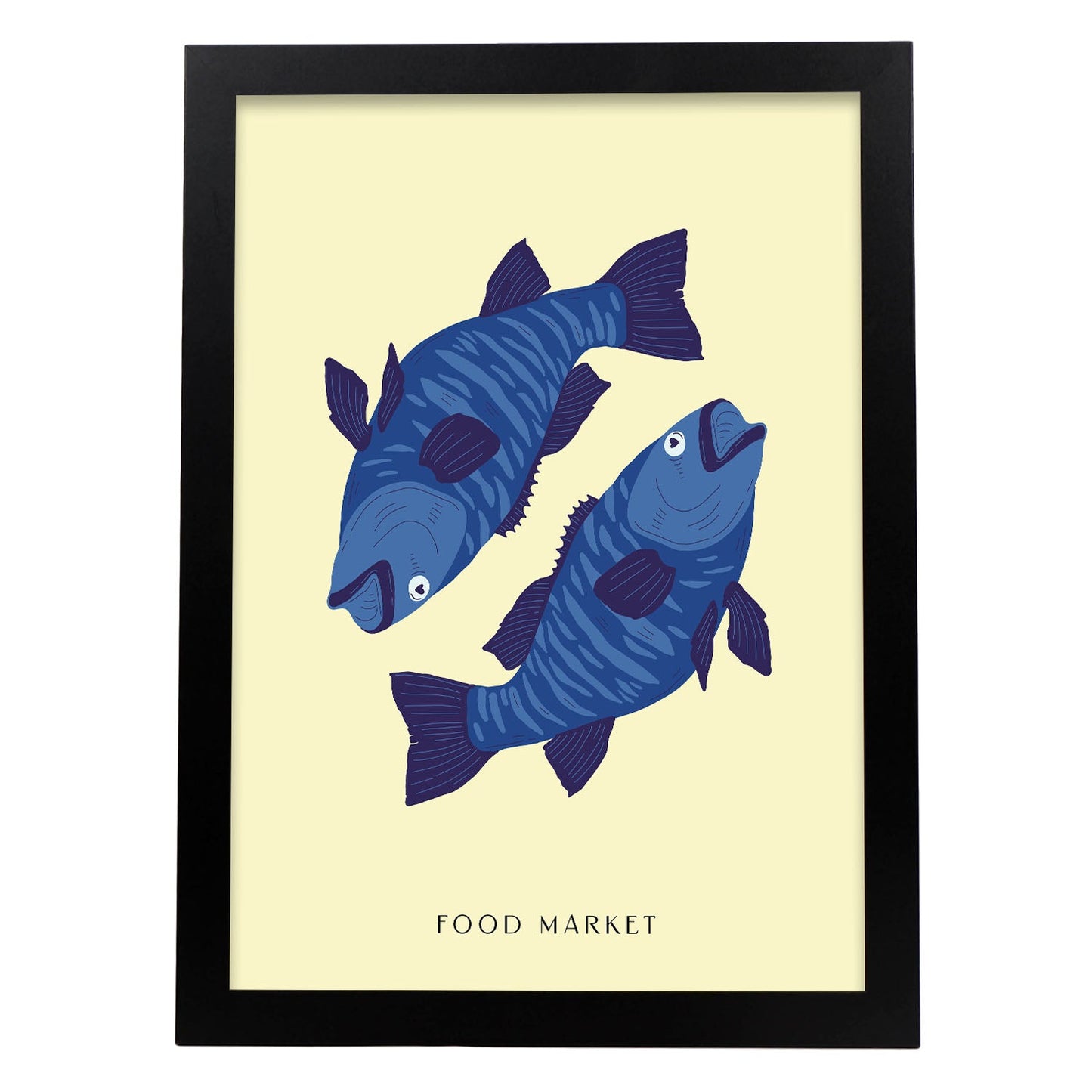 Bass Fish-Artwork-Nacnic-A3-Sin marco-Nacnic Estudio SL