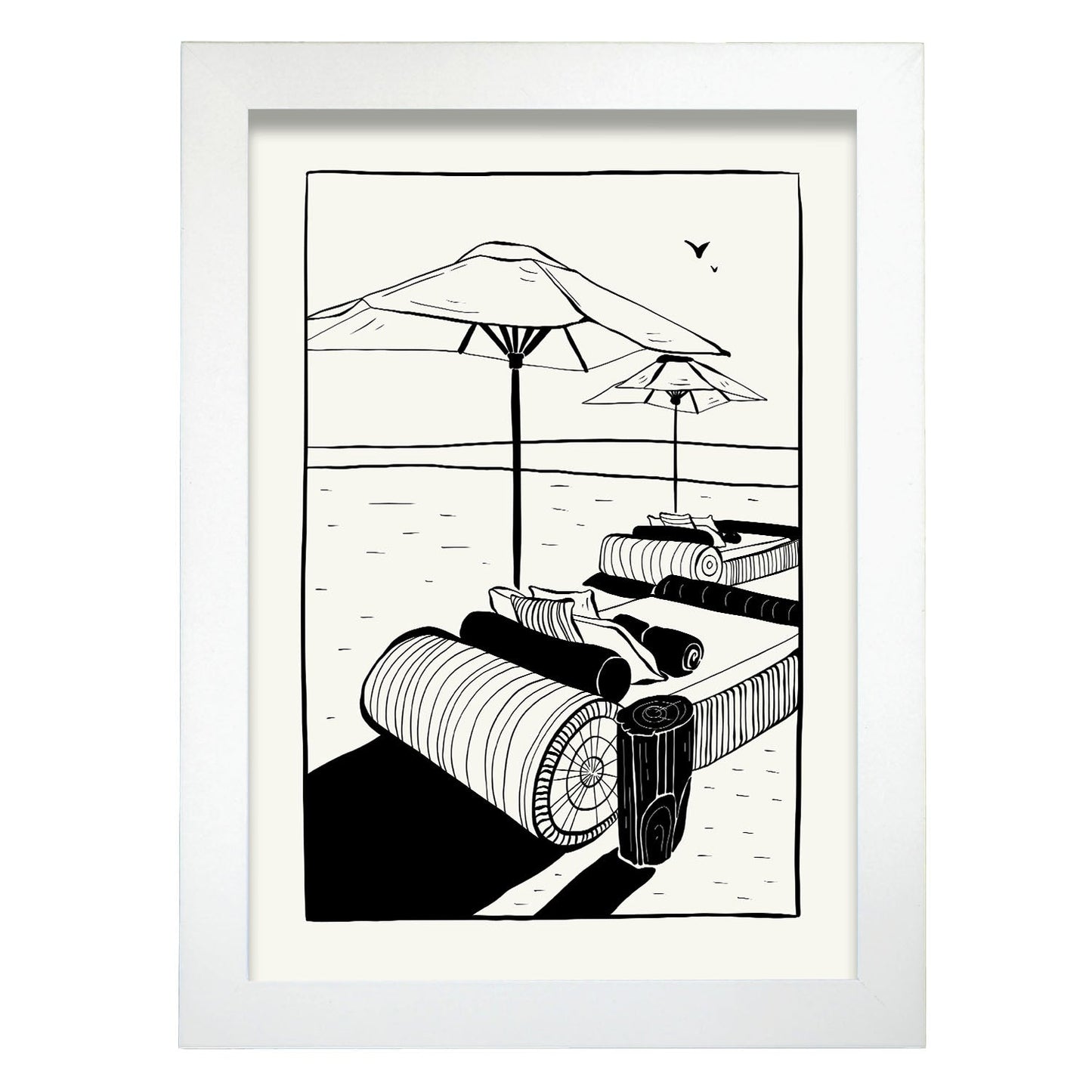 Beachside Umbrella-Artwork-Nacnic-A4-Marco Blanco-Nacnic Estudio SL