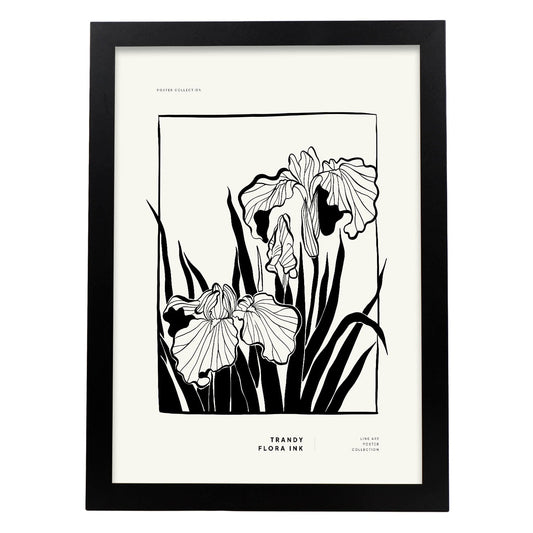 Bearded Iris-Artwork-Nacnic-A3-Sin marco-Nacnic Estudio SL