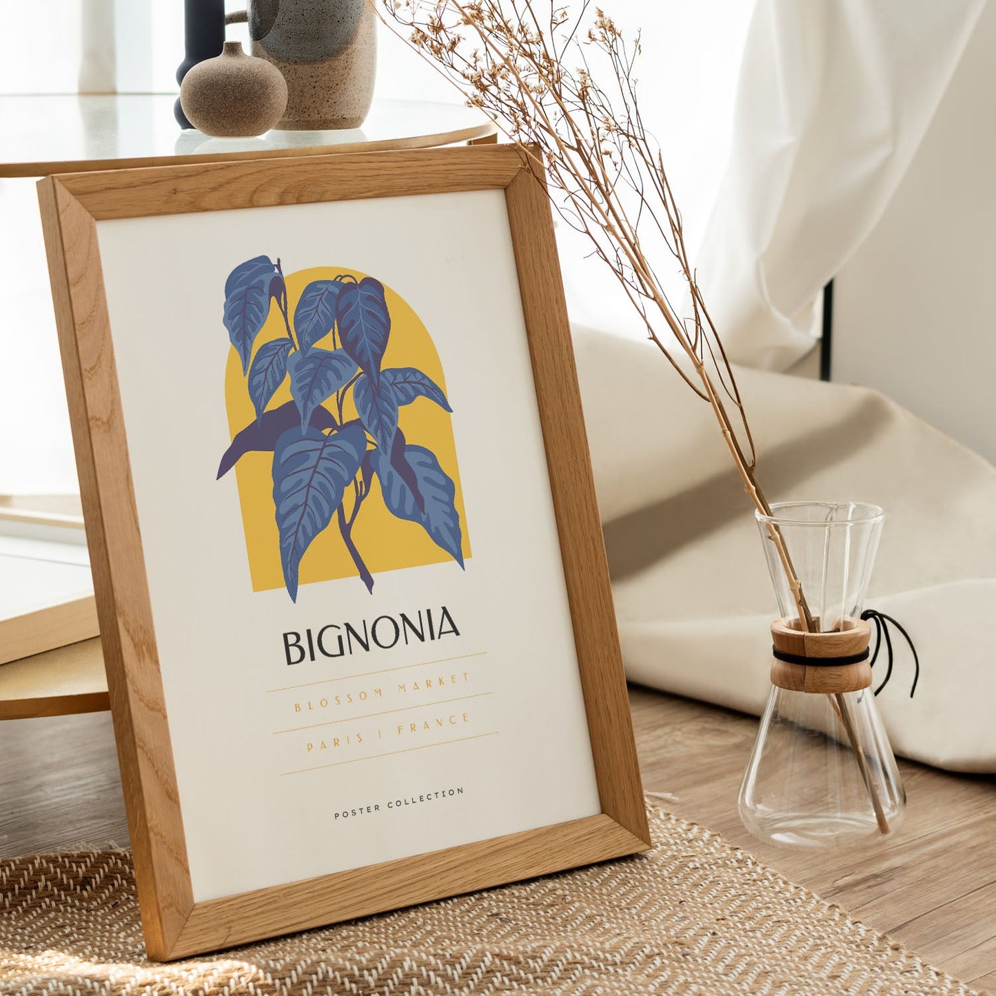 Bignonia Blossom Market-Artwork-Nacnic-Nacnic Estudio SL