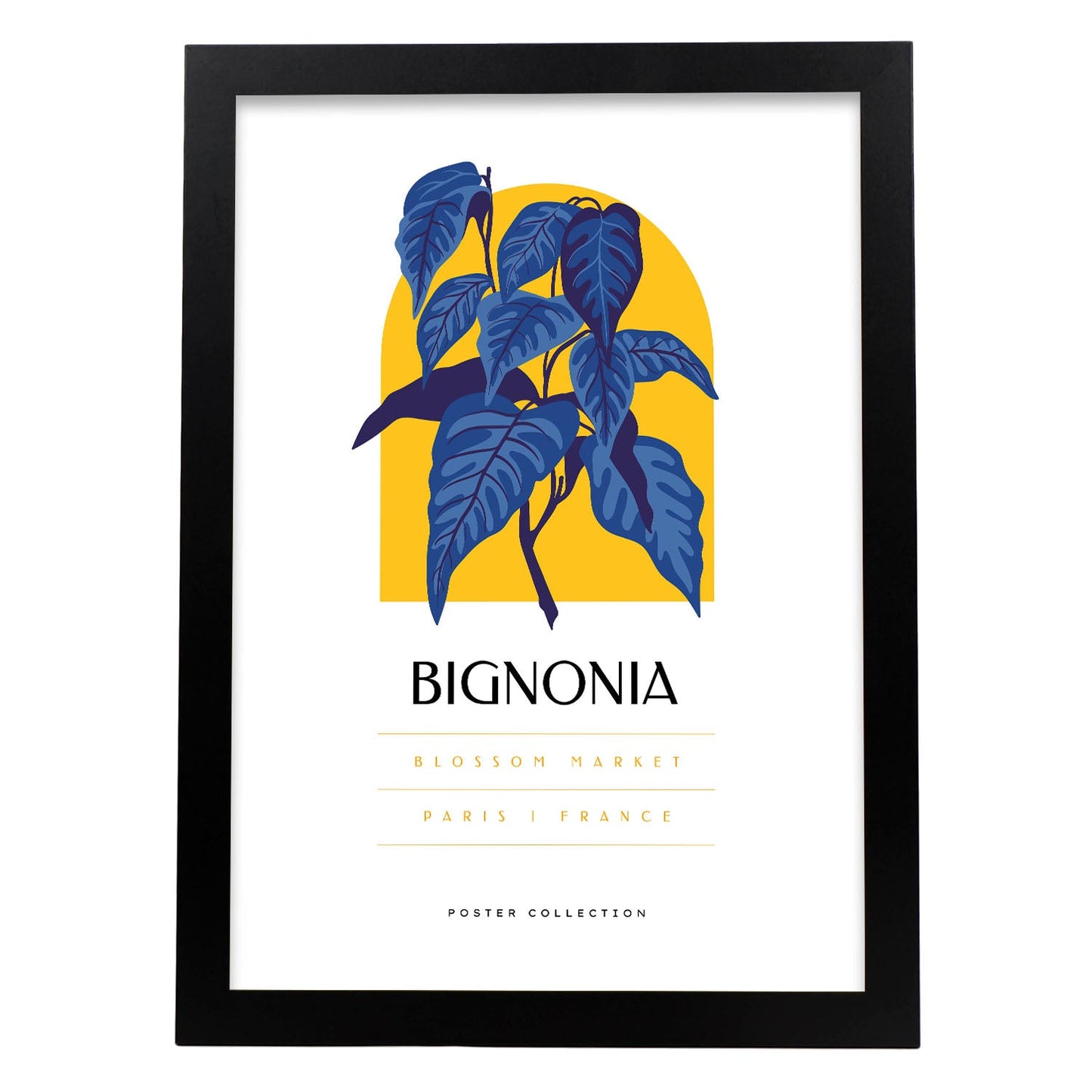 Bignonia Blossom Market-Artwork-Nacnic-A3-Sin marco-Nacnic Estudio SL