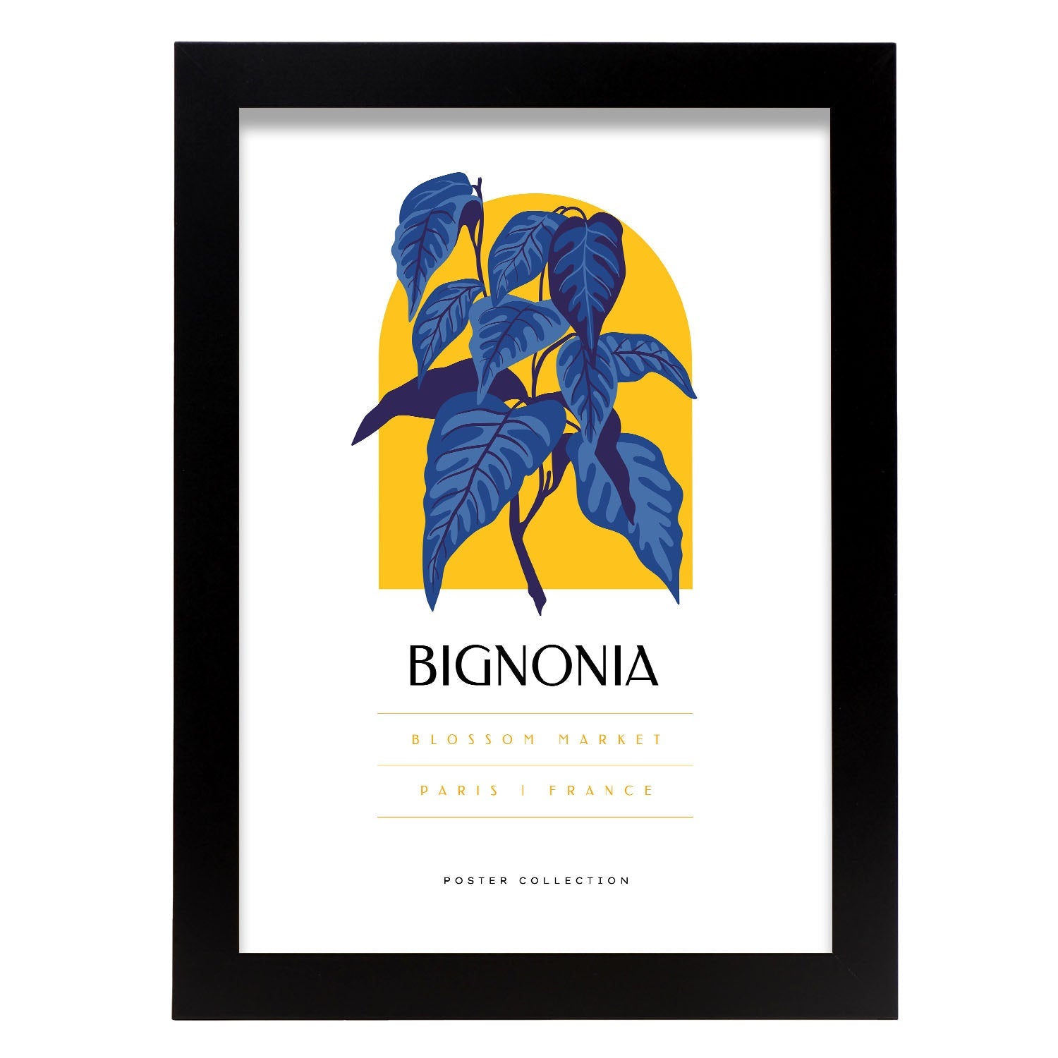 Bignonia Blossom Market-Artwork-Nacnic-A4-Sin marco-Nacnic Estudio SL
