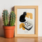 Black cat memo-Artwork-Nacnic-Nacnic Estudio SL