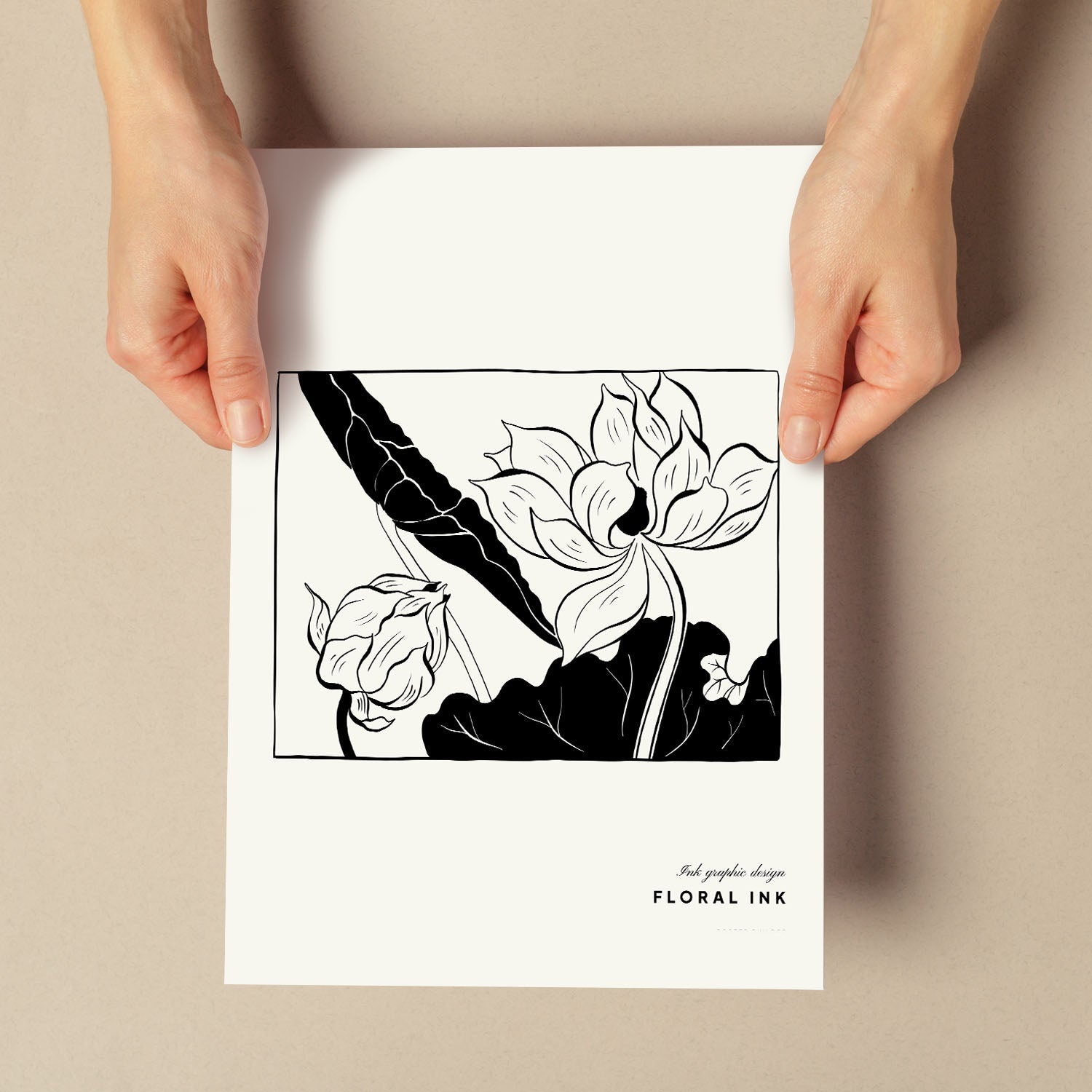 Bloomed Lotus-Artwork-Nacnic-Nacnic Estudio SL