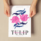Blossom Flowers Tulip-Artwork-Nacnic-Nacnic Estudio SL