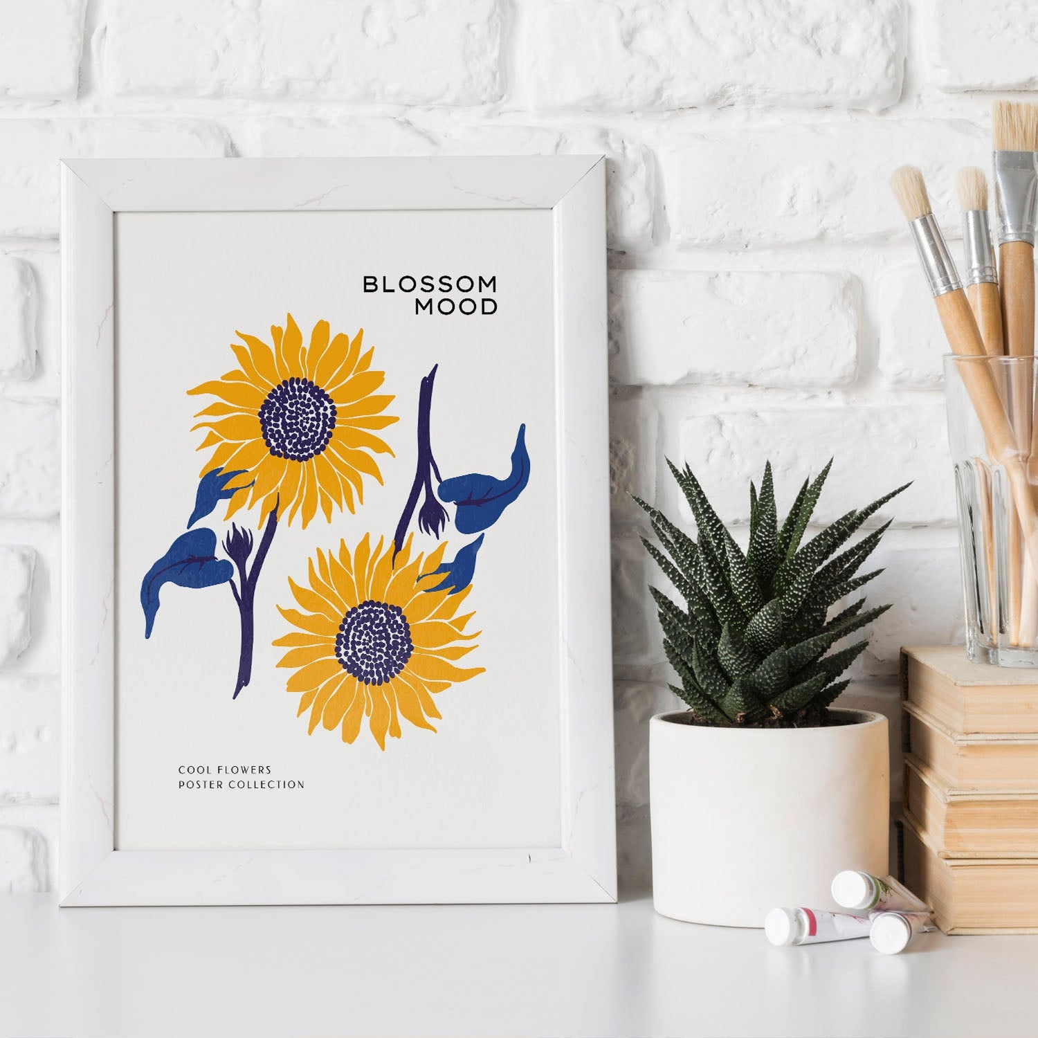 Blossom Mood Sunflower-Artwork-Nacnic-Nacnic Estudio SL
